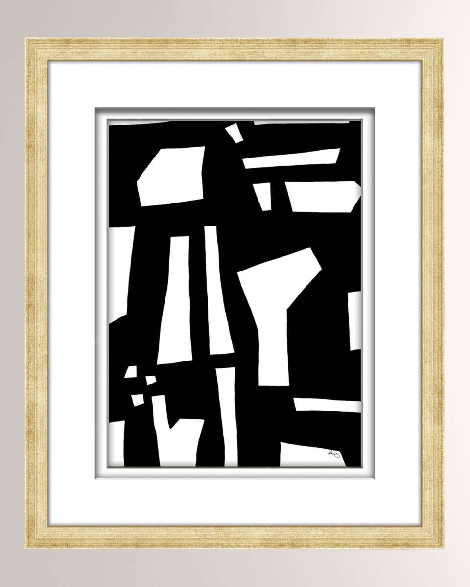 Black/White Abstract Art - 2